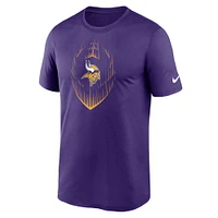 T-shirt Nike violet Minnesota Vikings Primetime Legend Icon Performance pour homme