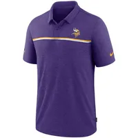 Men's Nike Purple Minnesota Vikings Sideline Early Season Team Performance Polo