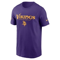 Men's Nike Purple Minnesota Vikings Sideline Performance T-Shirt