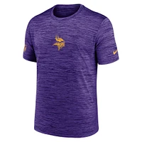 T-shirt Nike violet pour homme, coupe Sideline Velocity Performance des Minnesota Vikings