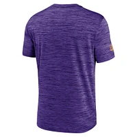 T-shirt Nike violet pour homme, coupe Sideline Velocity Performance des Minnesota Vikings
