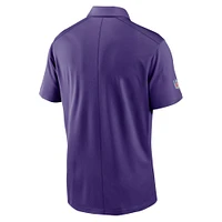 Men's Nike Purple Minnesota Vikings Sideline Victory Performance Polo