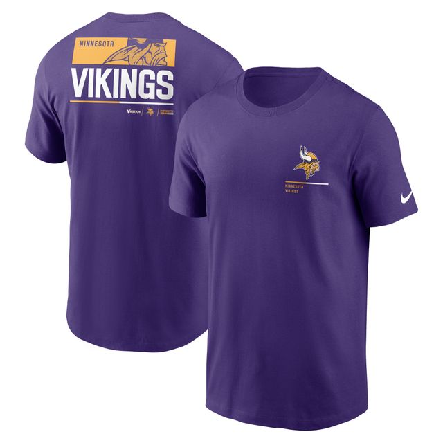 T-shirt Nike Minnesota Vikings Team Incline violet pour homme