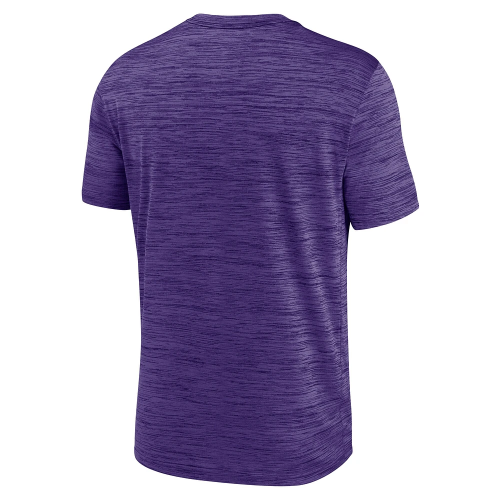 T-shirt Nike Velocity Performance violet pour homme des Minnesota Vikings