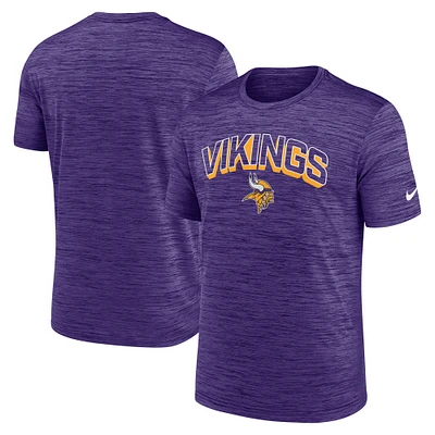 T-shirt Nike Velocity Performance violet pour homme des Minnesota Vikings