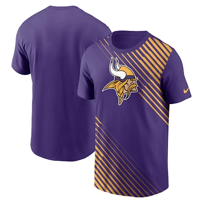 T-shirt Nike violet Minnesota Vikings Yard Line Fashion Asbury pour homme