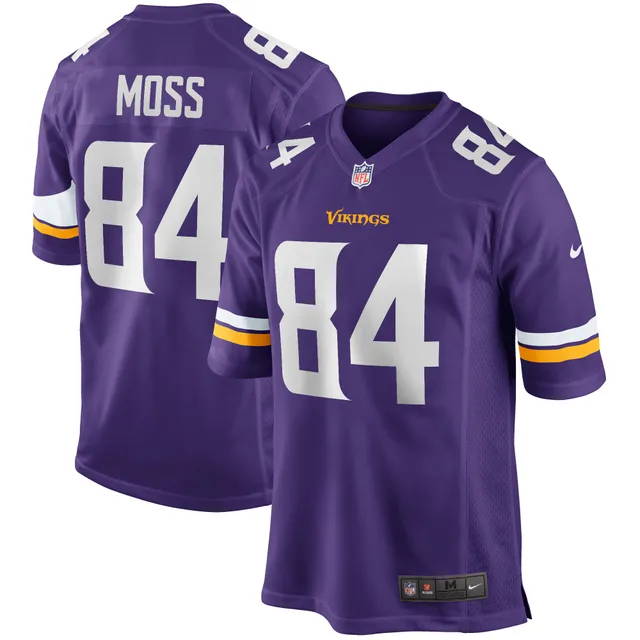 Randy Moss Minnesota Vikings Mitchell & Ness Mesh Retired Player Name Number Crew Neck Top - Purple