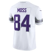 Nike Randy Moss Blanc Minnesota Vikings Alternate Vapor F.U.S.E. Maillot limité de joueur retraité