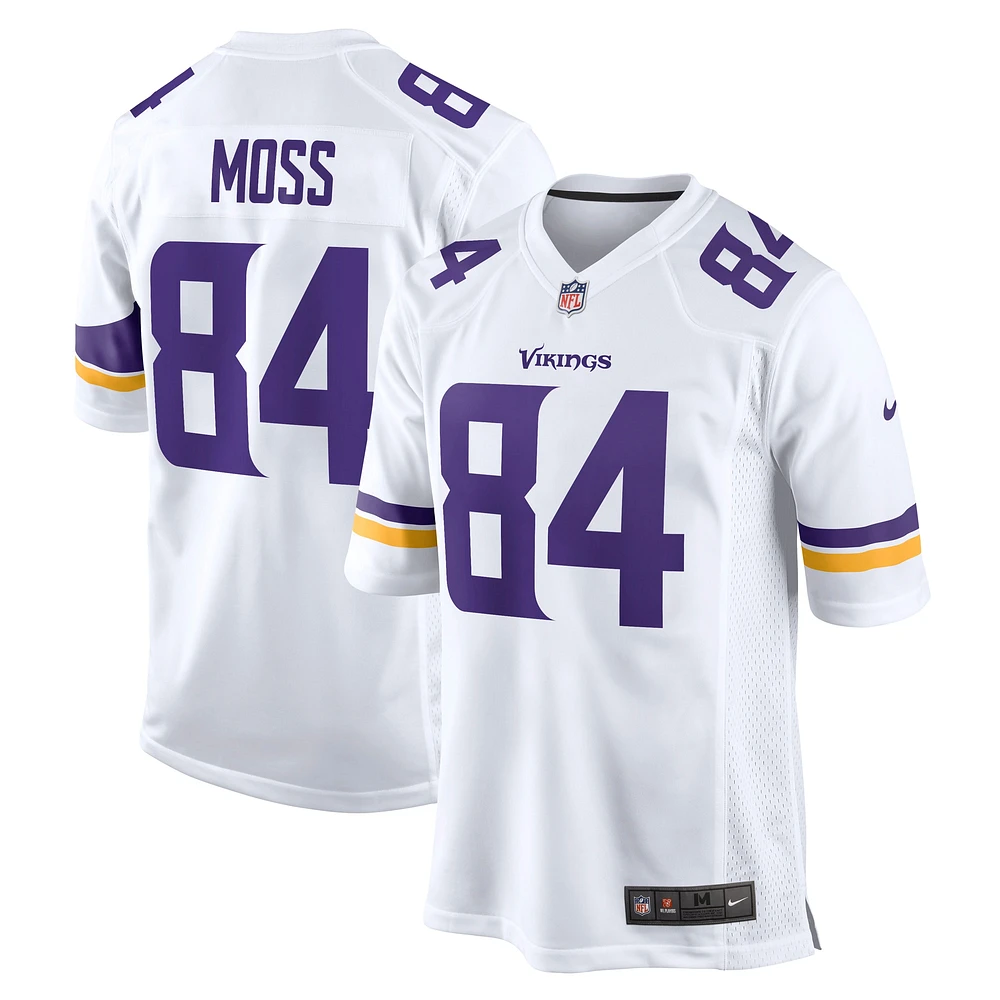 Men's Nike Randy Moss White Minnesota Vikings Retired Player Game Jersey