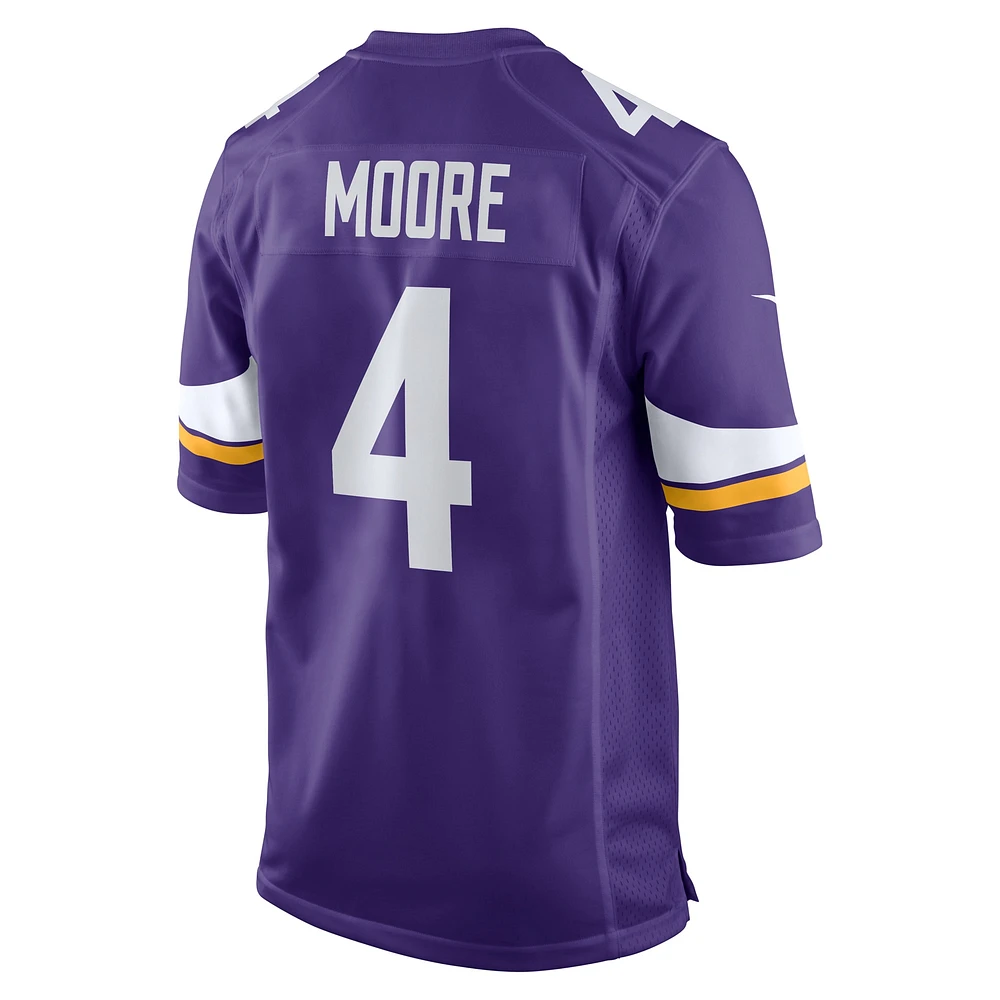 Men's Nike Rondale Moore  Purple Minnesota Vikings Team Game Jersey