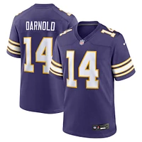 Maillot de match alternatif violet Nike Sam Darnold des Minnesota Vikings pour homme