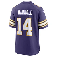 Maillot de match alternatif violet Nike Sam Darnold des Minnesota Vikings pour homme