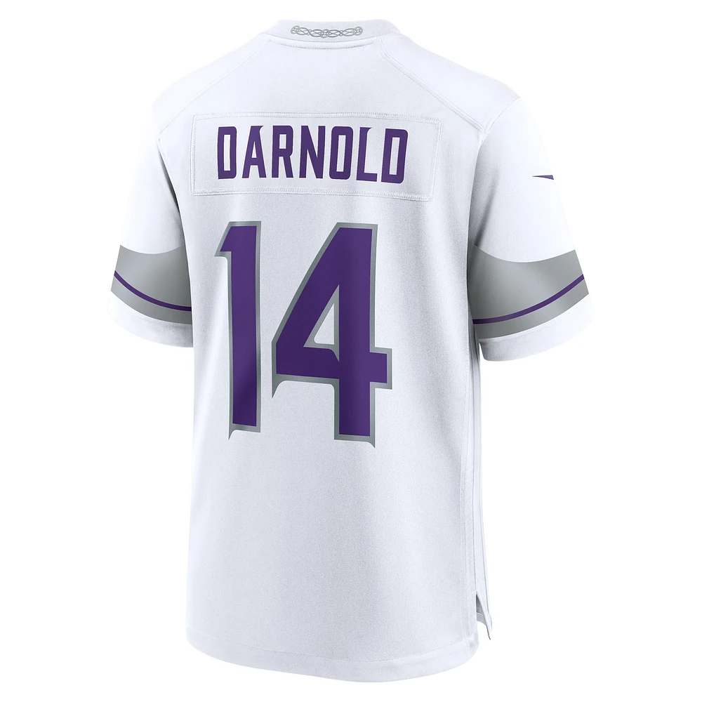 Men's Nike Sam Darnold White Minnesota Vikings Alternate Game Player Jersey