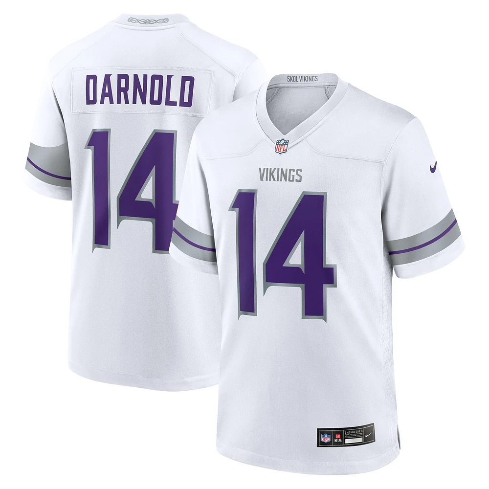 Men's Nike Sam Darnold White Minnesota Vikings Alternate Game Player Jersey