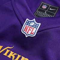 Men's Nike Will Fries  Purple Minnesota Vikings Team Game Jersey