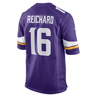 Men's Nike Will Reichard  Purple Minnesota Vikings Game Jersey