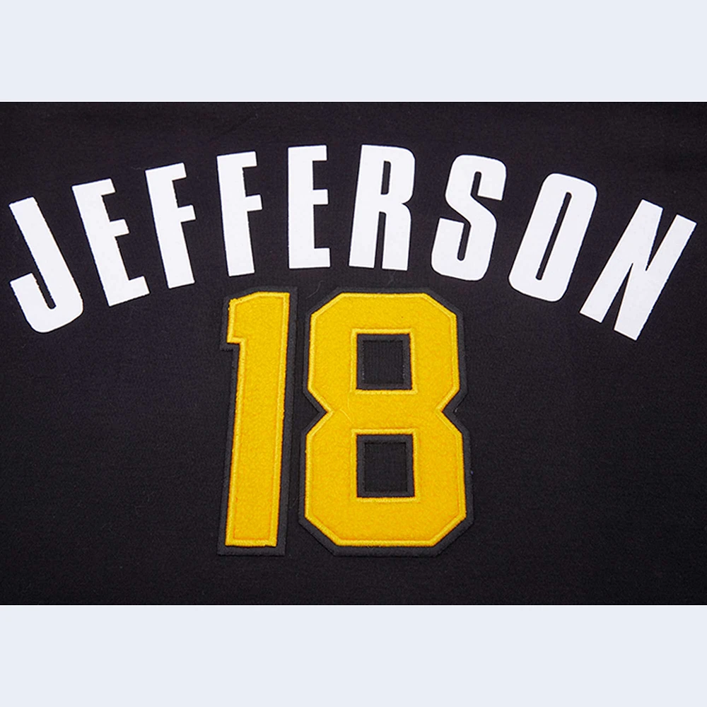 Men's Pro Standard Justin Jefferson Minnesota Vikings Player Name & Number Hoodie T-Shirt