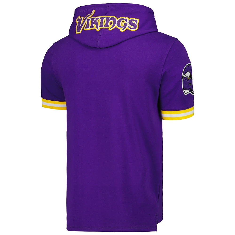 T-shirt à capuche avec nom et numéro du joueur Pro Standard Justin Jefferson pour homme des Vikings Minnesota pourpre