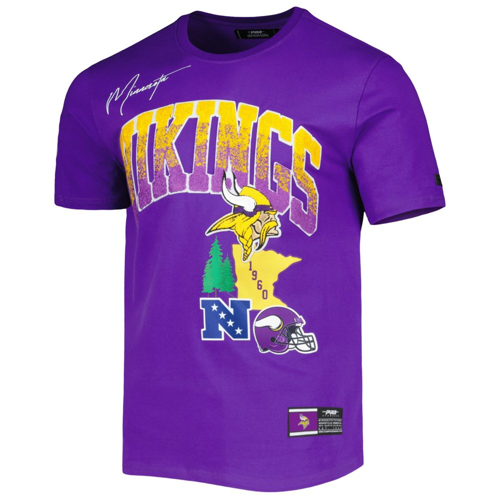 Men's Pro Standard Purple Minnesota Vikings Hometown Collection T-Shirt