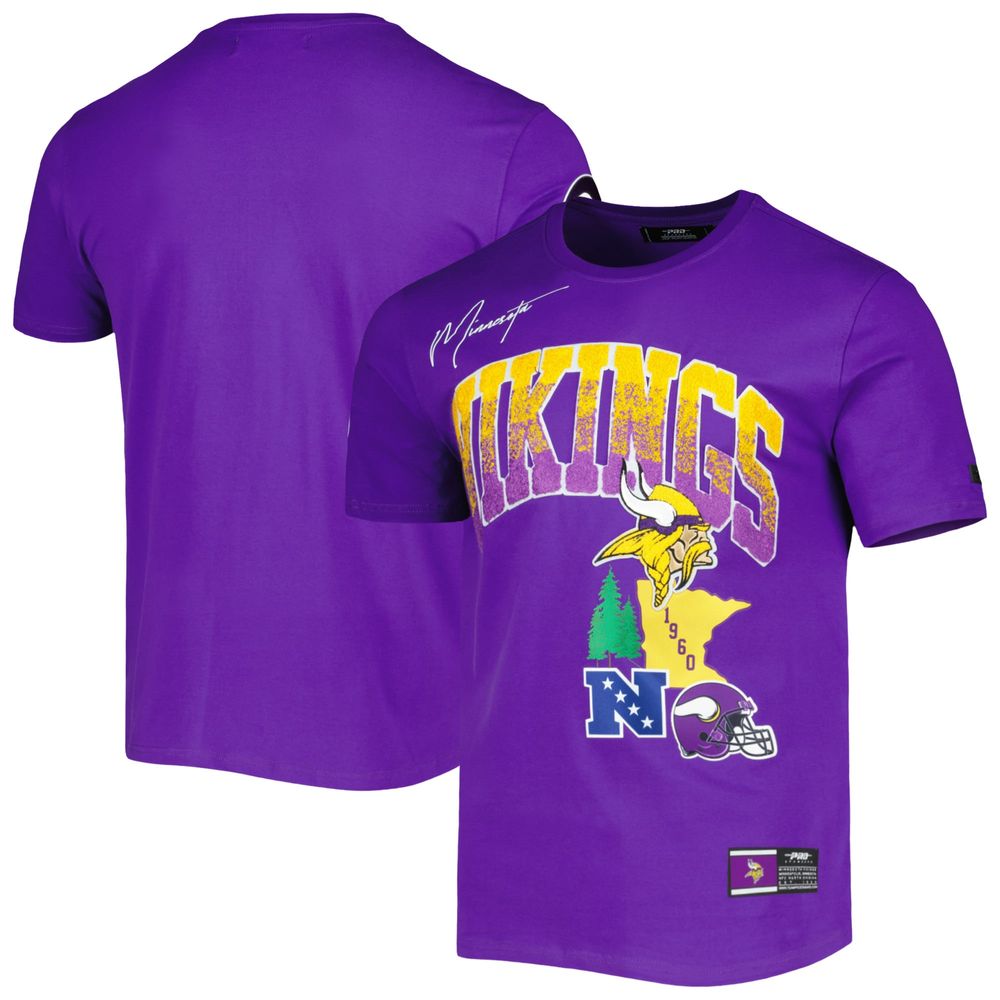 Men's Pro Standard Purple Minnesota Vikings Hometown Collection T-Shirt