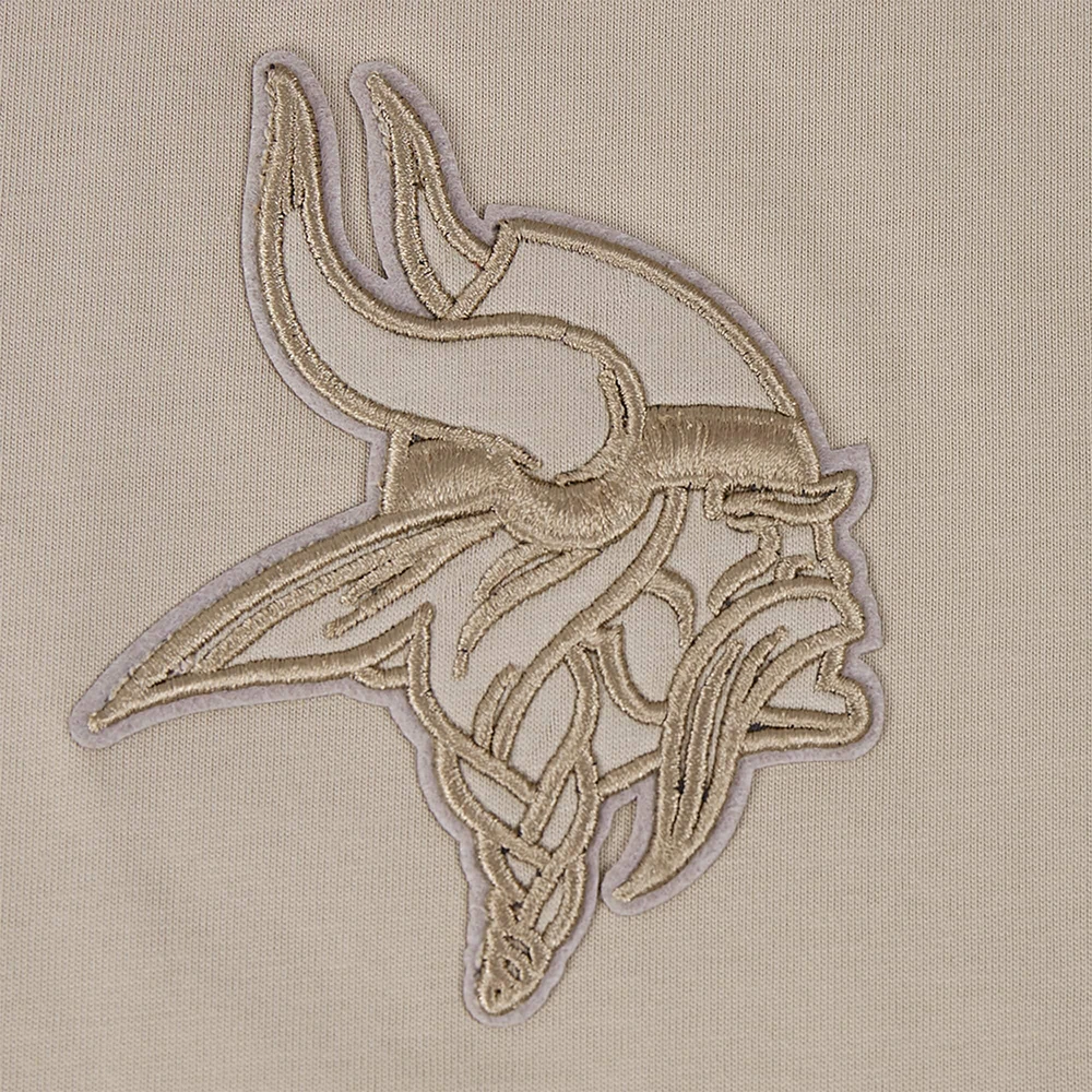 T-shirt à épaules tombantes Pro Standard Tan pour homme des Minnesota Vikings