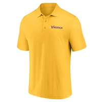 Ensemble de polos violet/doré pour hommes Minnesota Vikings Dueling, lot deux