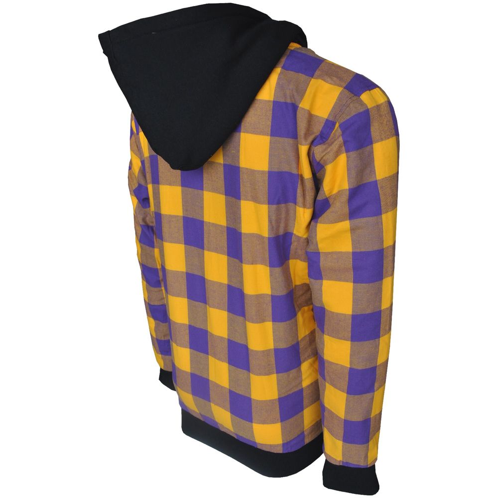 Men's Purple/Gold Minnesota Vikings Large Check Sherpa Flannel