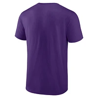 Men's Purple Minnesota Vikings Best Dad T-Shirt