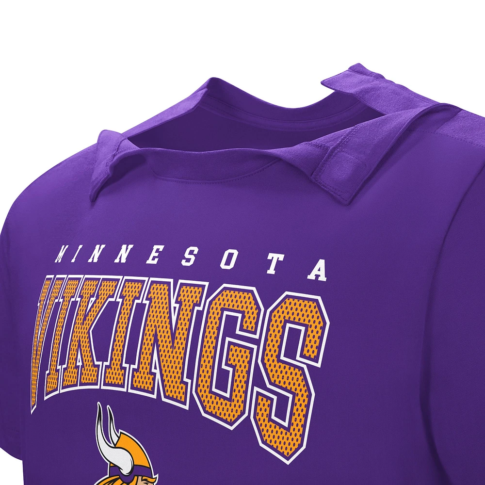 T-shirt adaptatif violet pour hommes des Minnesota Vikings Home Team