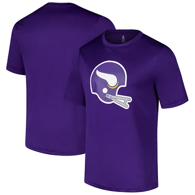 T-shirt rétro violet Minnesota Vikings Stadium pour hommes