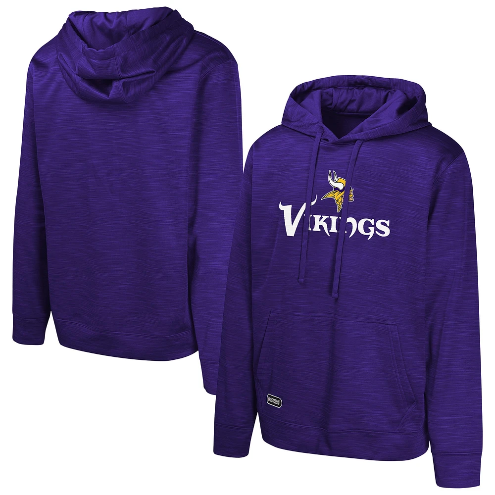 Sweat à capuche en polaire violet Minnesota Vikings Streak pour hommes