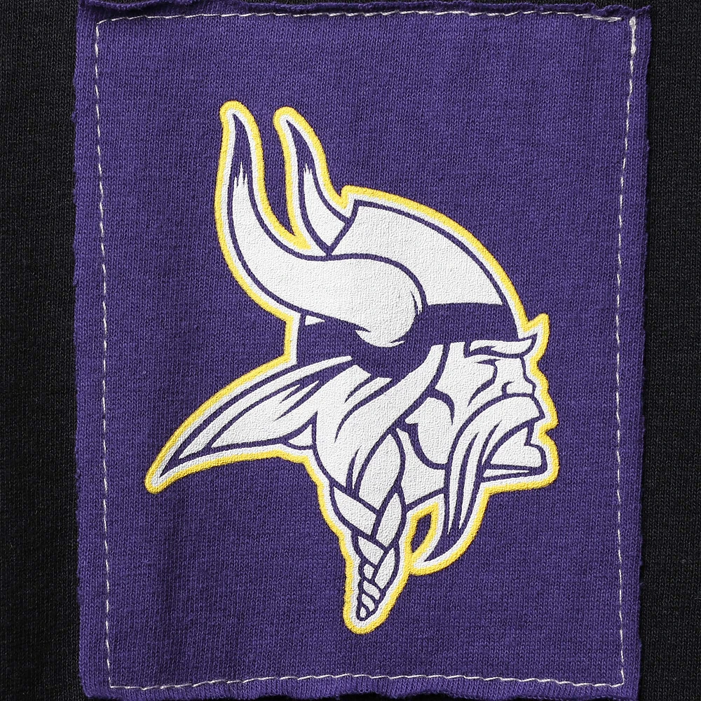 Refried Apparel T-shirt à manches longues pour homme Minnesota Vikings Sustainable Angle noir