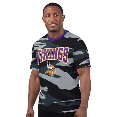 T-shirt gris Starter pour homme Minnesota Vikings Thursday Night Gridiron