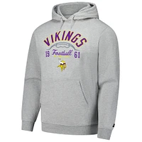 Men's Starter  Heather Gray Minnesota Vikings Pullover Hoodie