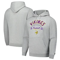 Men's Starter  Heather Gray Minnesota Vikings Pullover Hoodie