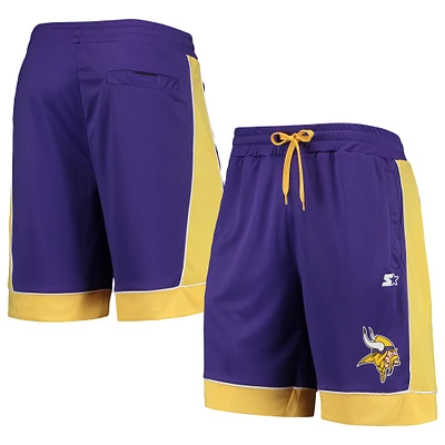 Short mode pour homme Starter Violet/Or Minnesota Vikings Préféré des fans