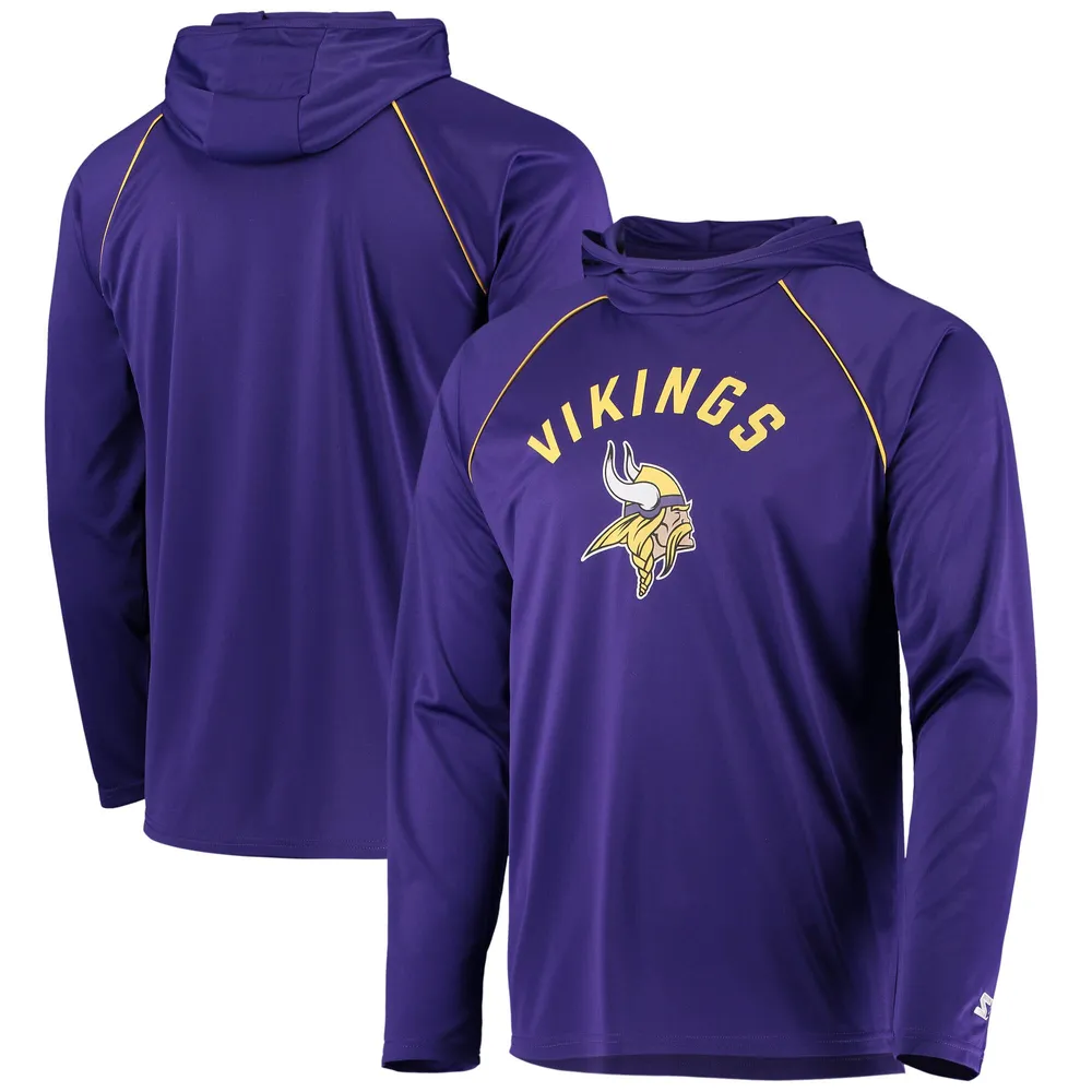 Fanatics Branded Heather Charcoal Minnesota Vikings Camo Pullover Hoodie