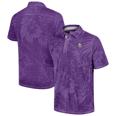 Men's Tommy Bahama Purple Minnesota Vikings Sport Santiago Paradise Polo