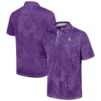 Polo Tommy Bahama gris Minnesota Vikings Sport Santiago Paradise pour hommes