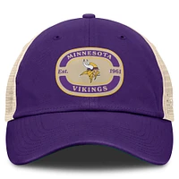 Men's Top of the World Purple Minnesota Vikings Team Patch Adjustable Hat