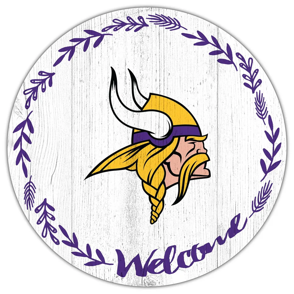 Lids Minnesota Vikings 12' Welcome Circle Sign