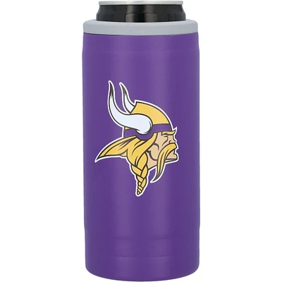 Vikings du Minnesota 12 oz. Flipside Powdercoat Slim Refroidisseur de canettes