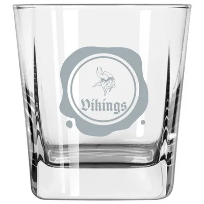 Minnesota Vikings 14oz. Frost Stamp Old Fashioned Glass