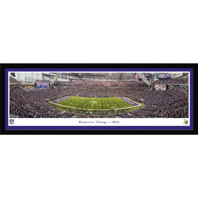 Minnesota Vikings 15'' x 41.5'' SKOL Single Mat Select Frame Panoramic