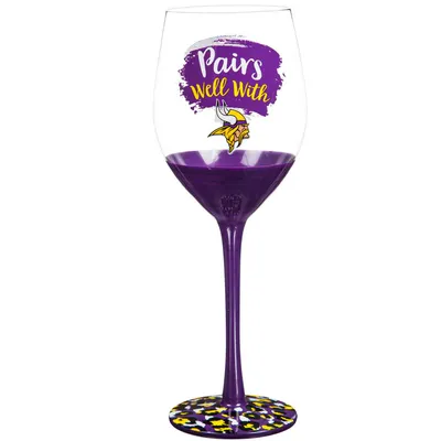 Minnesota Vikings 17oz. Boxed Stemware Wine Glass