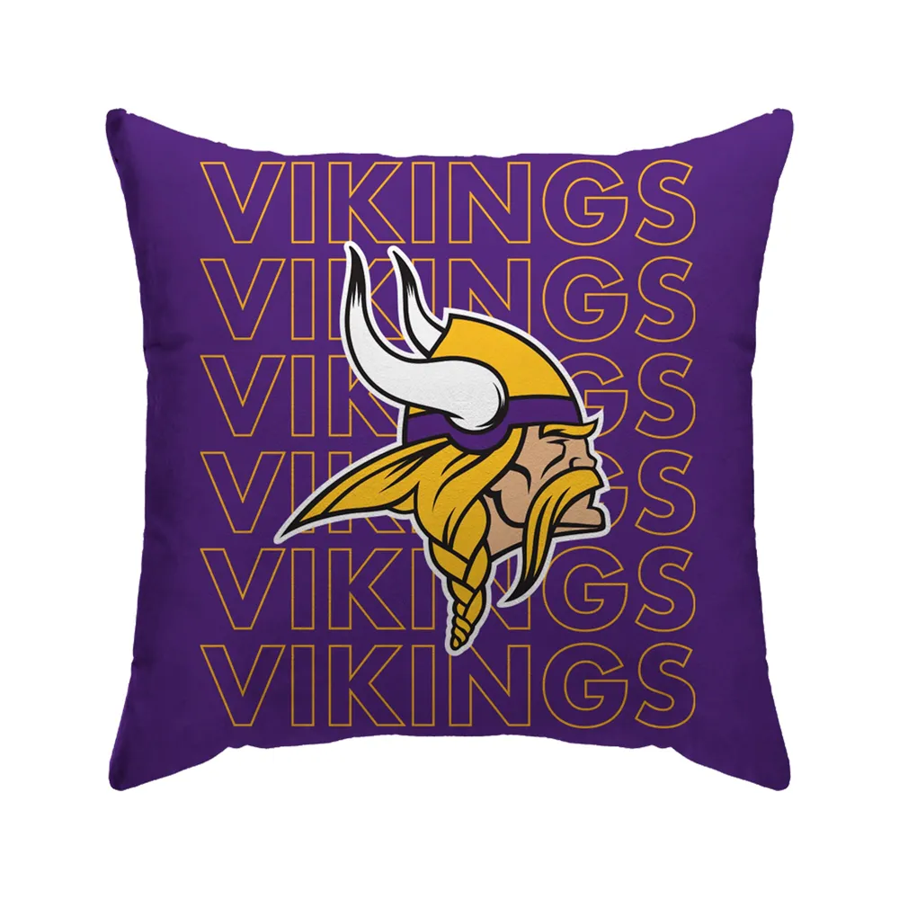 Lids Minnesota Vikings 18'' x 18'' Echo Wordmark Poly Span Décor Pillow