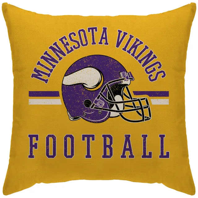 Minnesota Vikings 18'' x Script Circle Duck Cloth Décor Pillow Cover