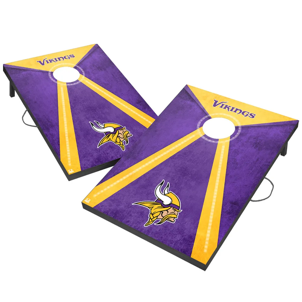 Minnesota Vikings 2' x 4' Herringbone Design Cornhole Set