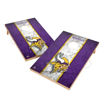 Minnesota Vikings 2' x 3' Vintage Cornhole Board Set