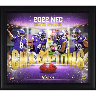 Justin Jefferson Minnesota Vikings Fanatics Authentic Framed 15 x 17  Stitched Stars Collage